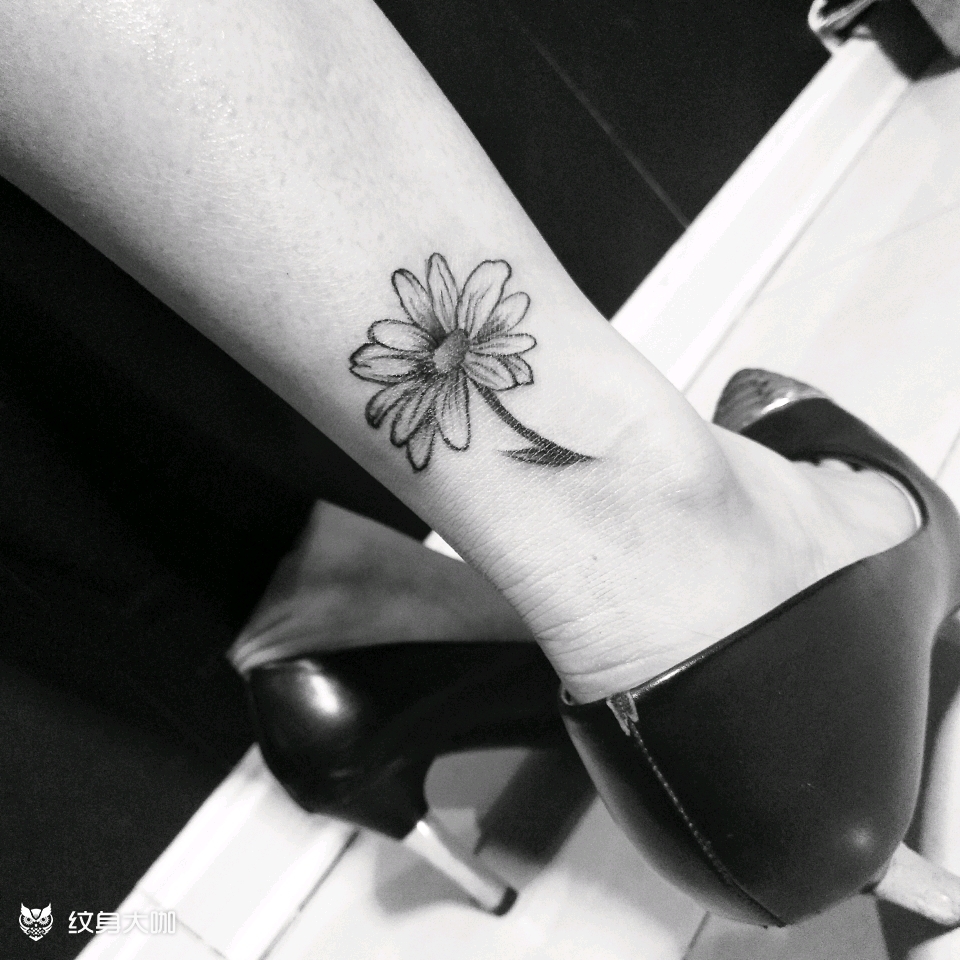 小花_纹身图案手稿图片_老猫的纹身作品集