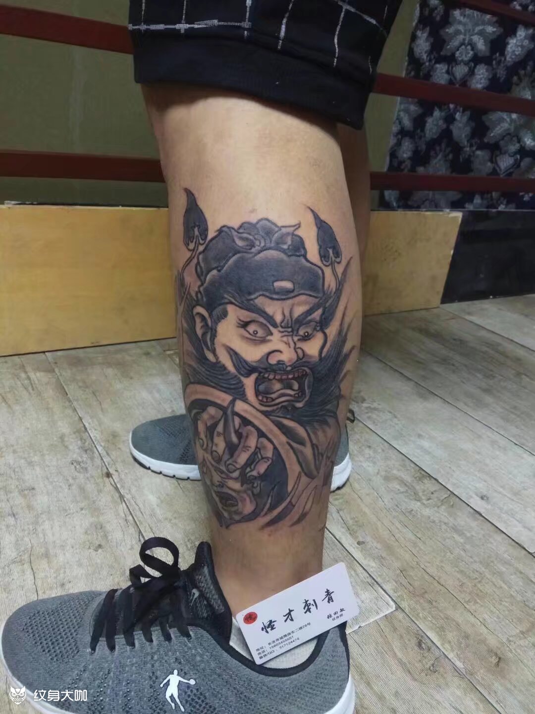 钟馗_纹身图案手稿图片_怪才的纹身作品集