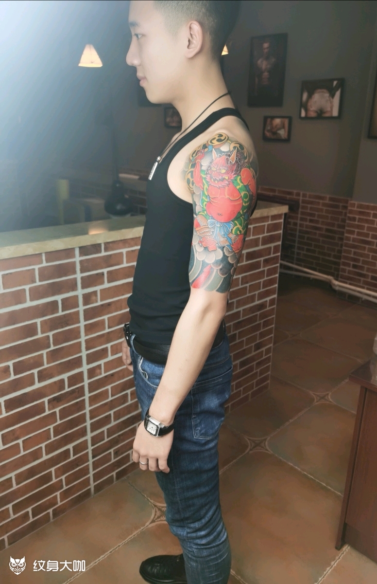雷神风神想接个开衫谁能给点建议_纹身吧社区 - 纹身大咖