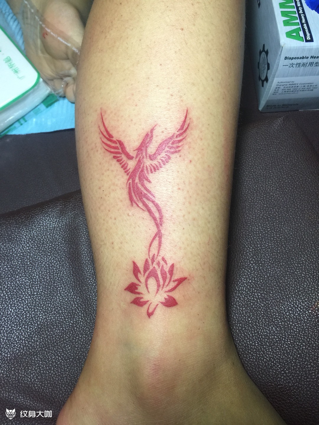 火凤_纹身图案手稿图片_鬼手的纹身作品集