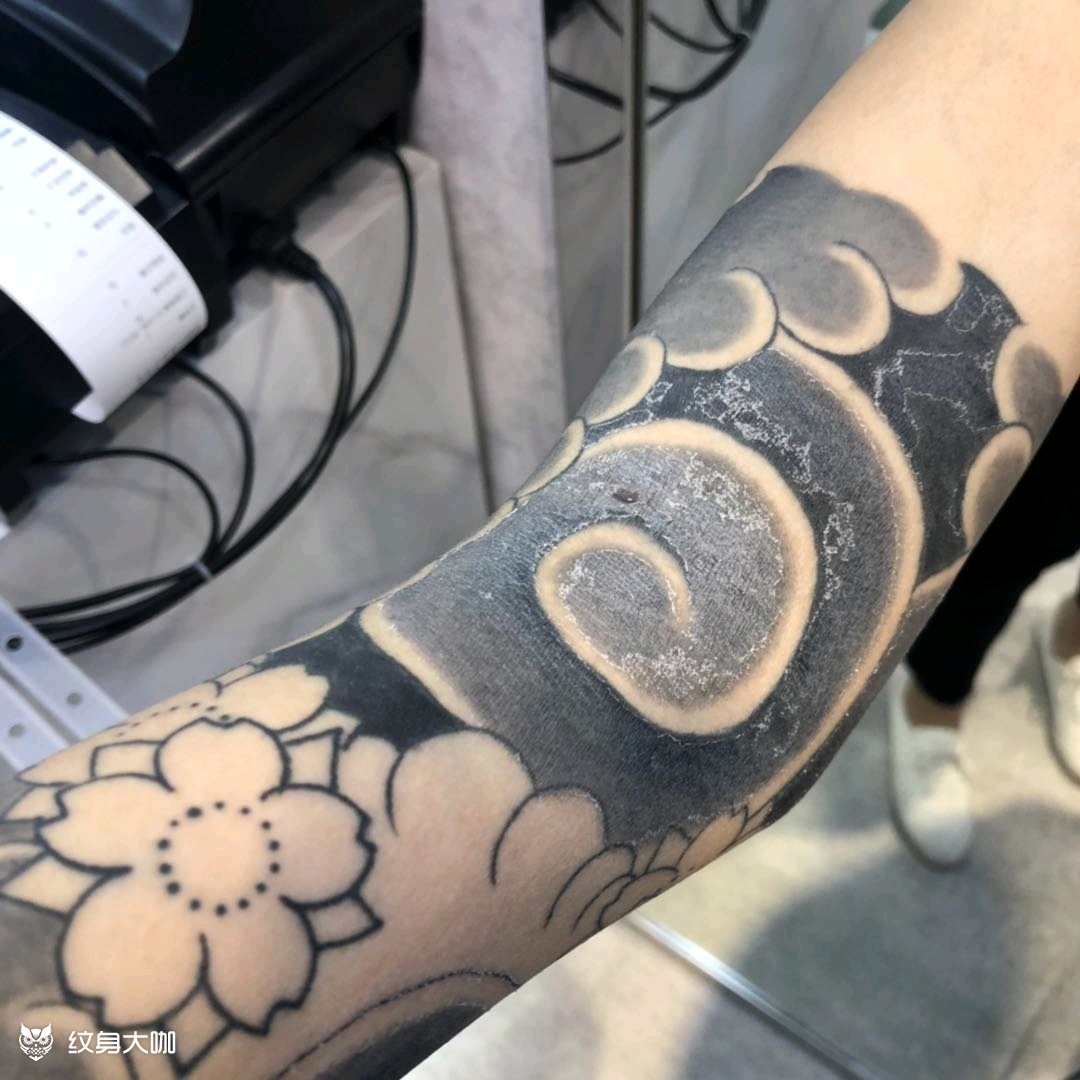 恢复期_纹身图案手稿图片_朝夕文身的纹身作品集