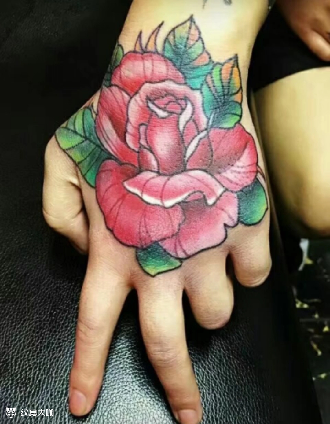 花手_纹身图案手稿图片_马振鑫的纹身作品集