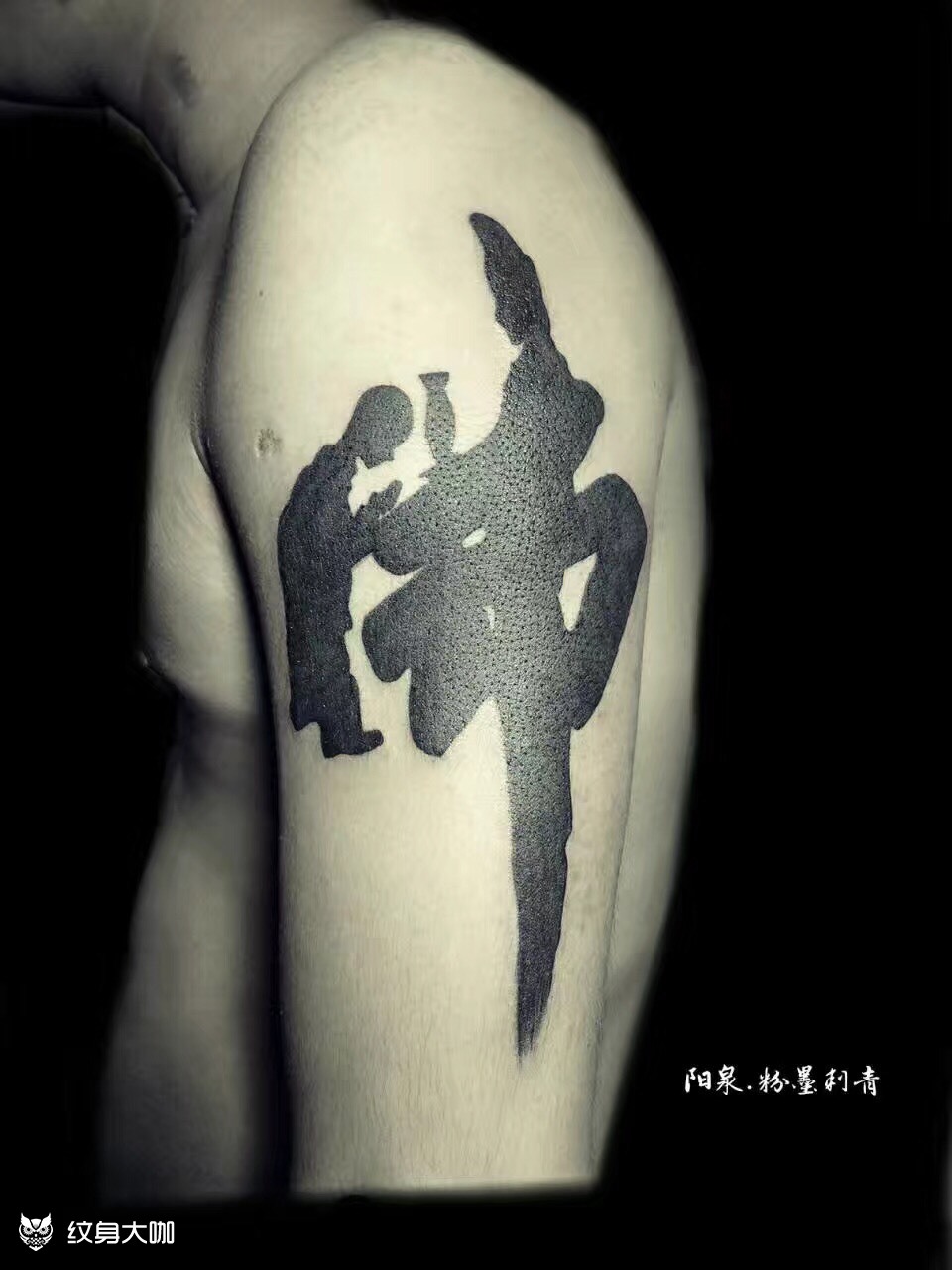 童子拜观音_纹身图案手稿图片_毕维生的纹身作品集