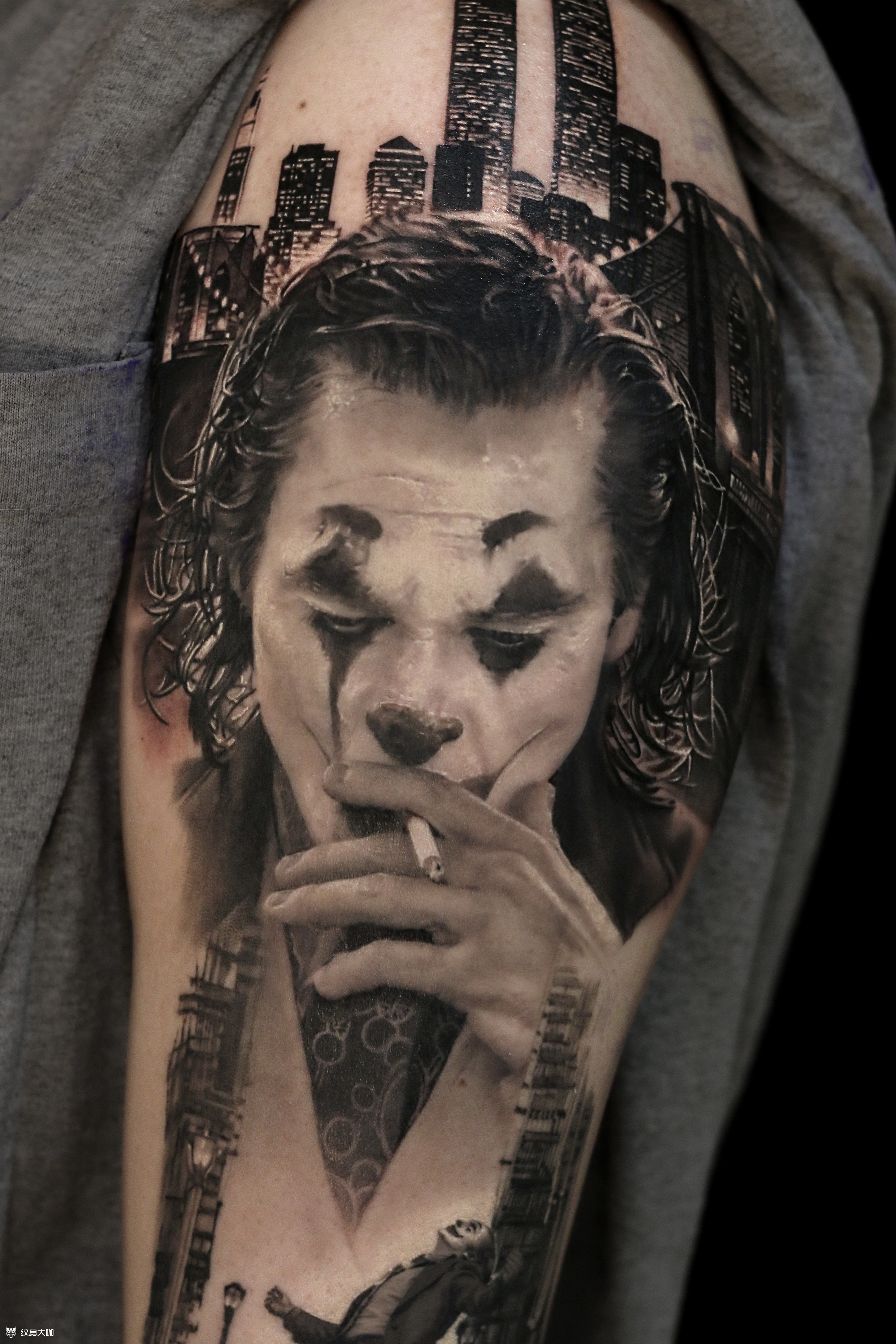 小丑菲尼克斯小丑,追求的就是_纹身吧社区 - 纹身大咖