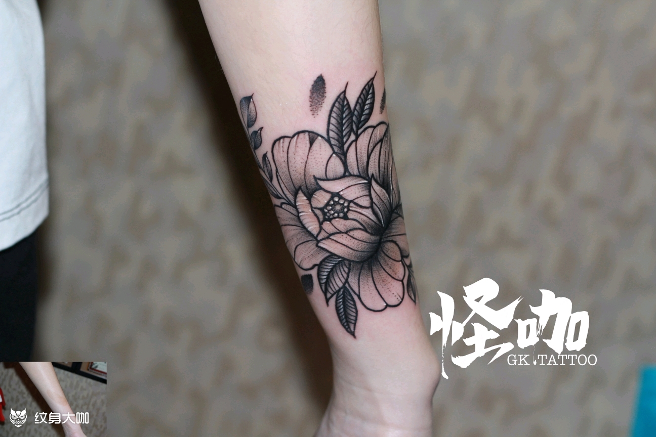 手臂疤痕遮盖_纹身图案手稿图片_蛙蛙的纹身作品集