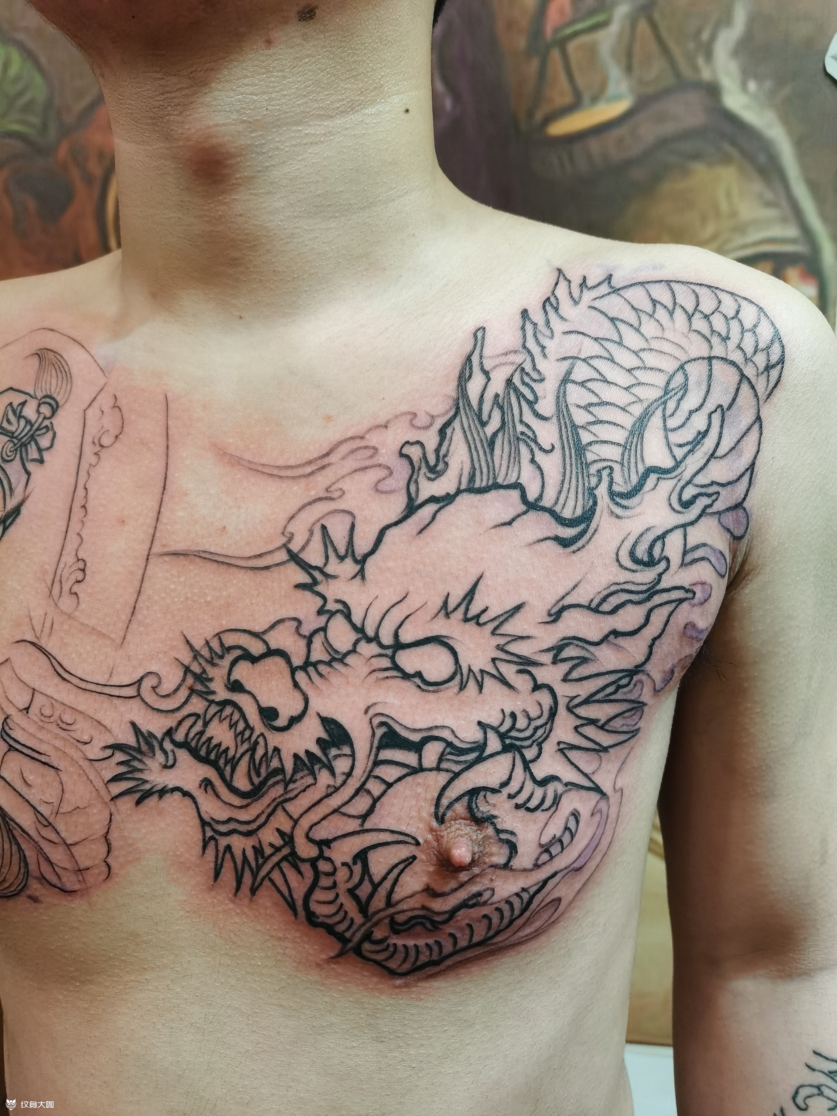 关公战龙_纹身吧社区 - 纹身大咖