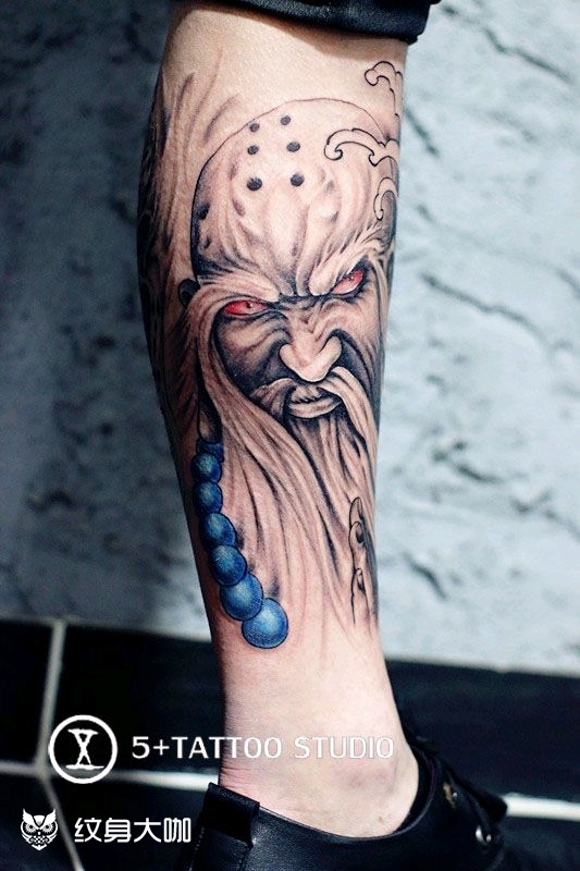 法海_纹身图案手稿图片_茜仔的纹身作品集