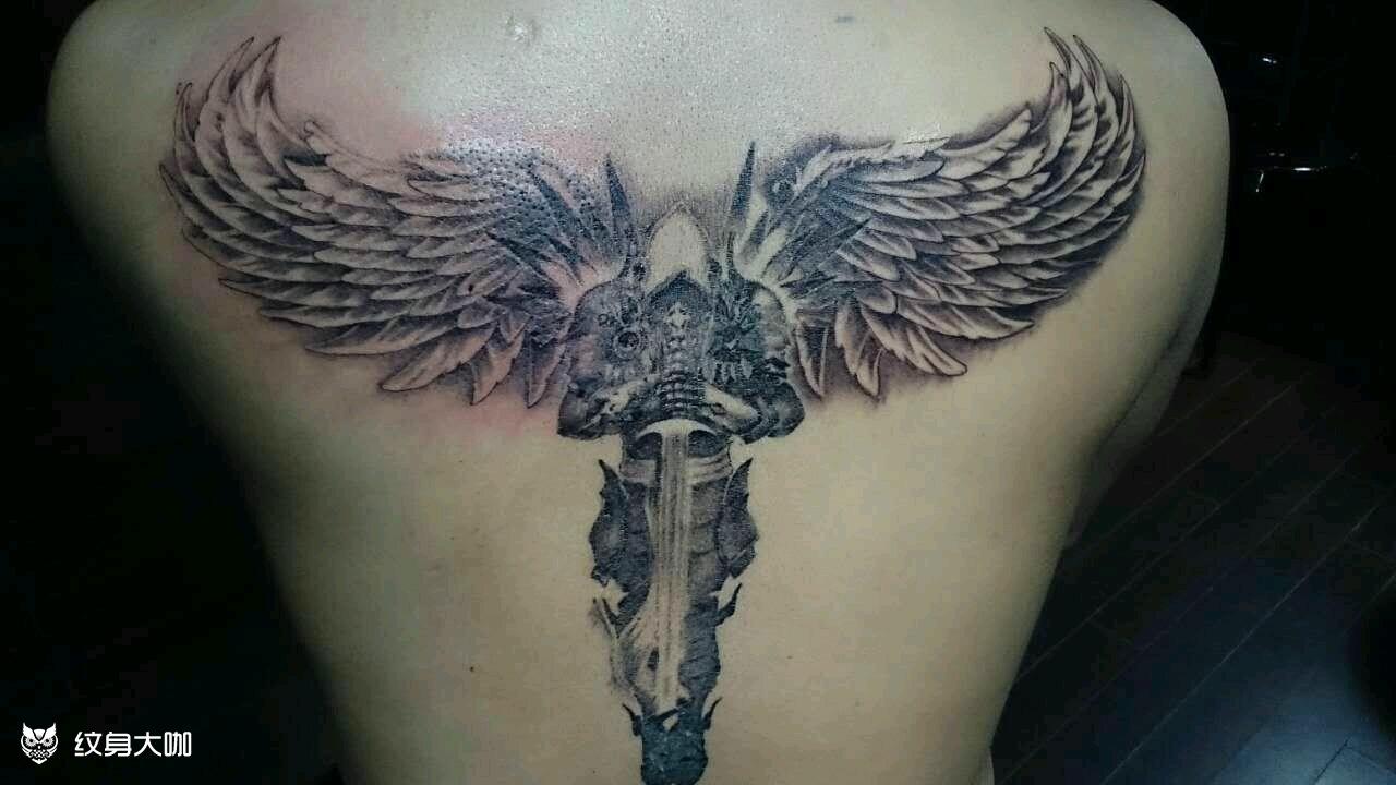 泰瑞尔_纹身图案手稿图片_郭娟的纹身作品集