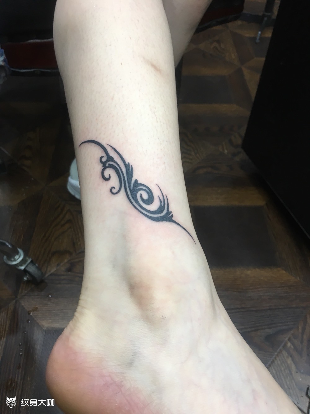 脚踝图腾_纹身图案手稿图片_老杨的纹身作品集