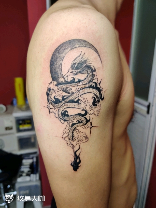 小白龙_纹身图案手稿图片_箓·刺的纹身作品集