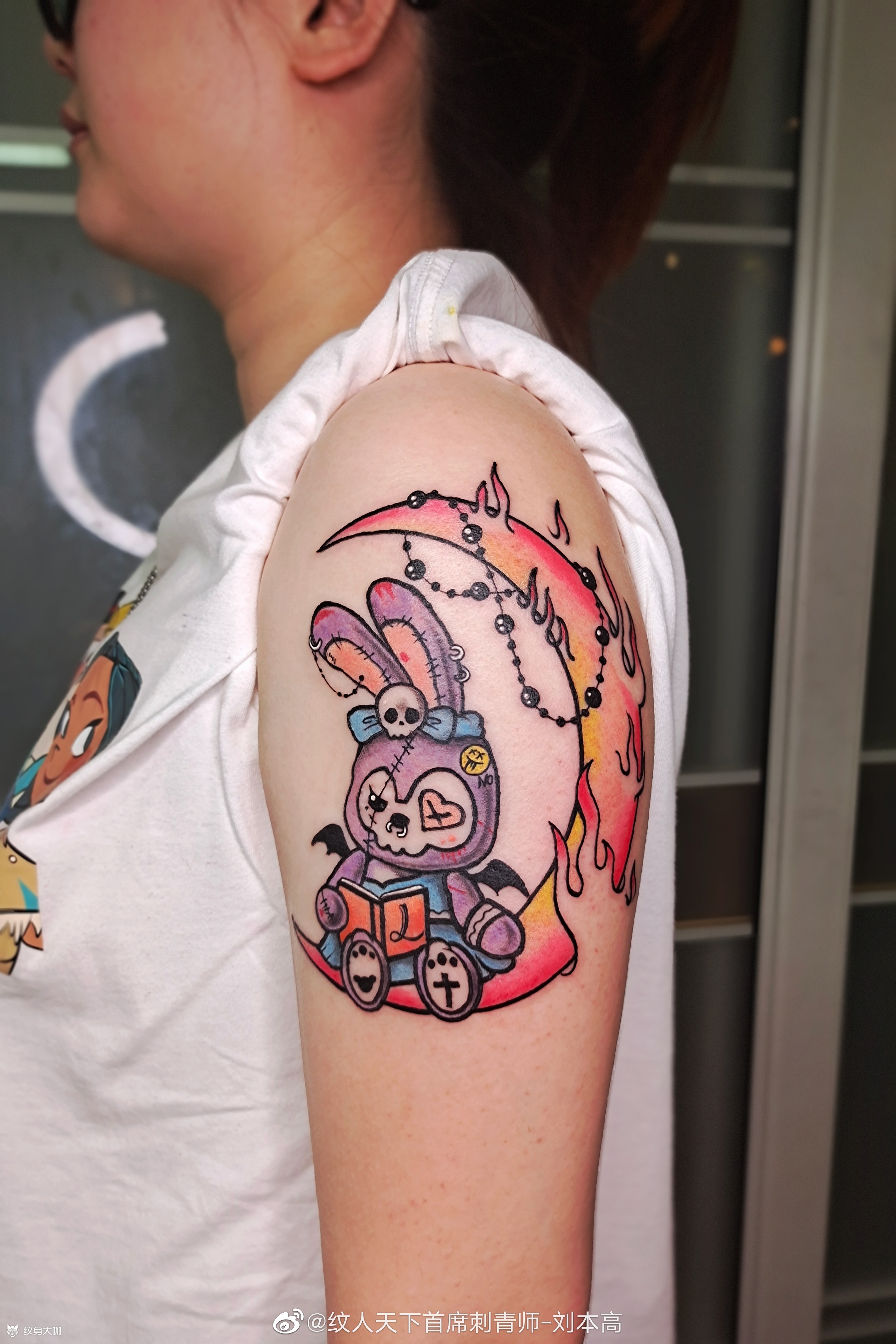 星黛露_纹身图案手稿图片_刘本高的纹身作品集