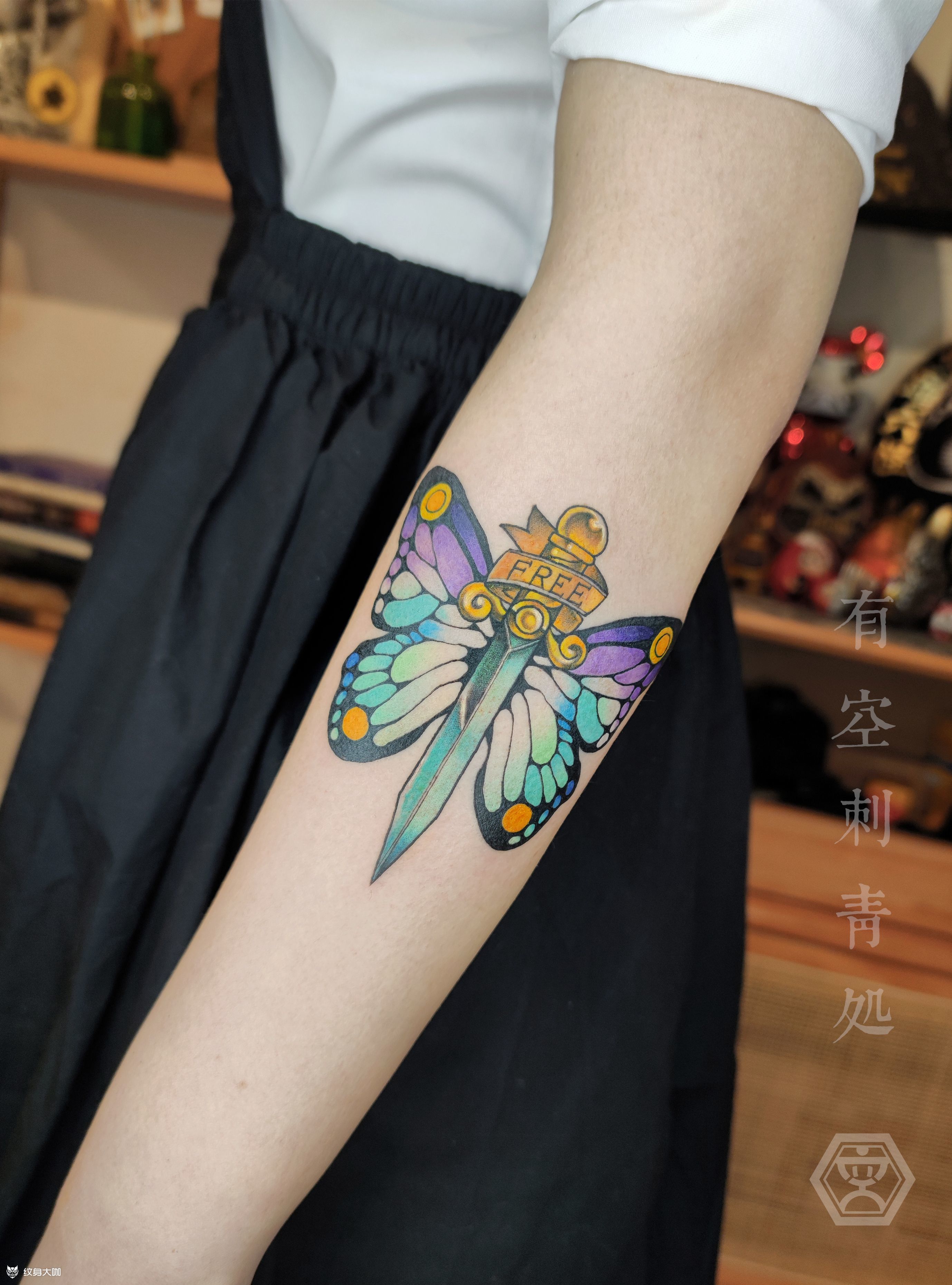 jojo空条徐伦_纹身图案手稿图片_三斤扎针针的纹身作品集