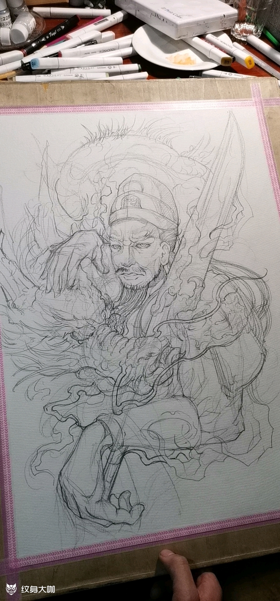 新传统关云长有兴趣做模特的请_纹身吧社区 - 纹身大咖