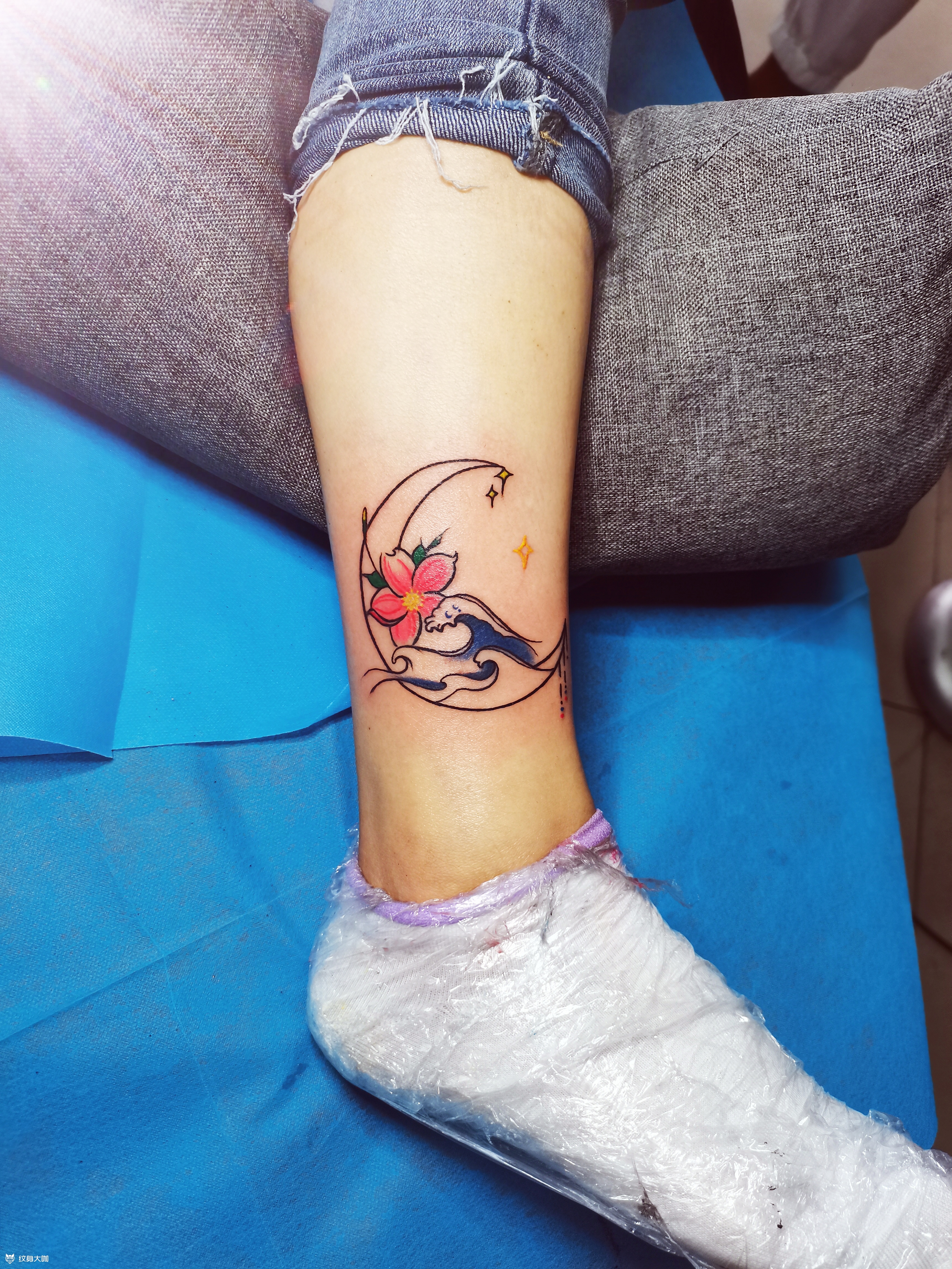 女士腿腕_纹身吧社区 - 纹身大咖