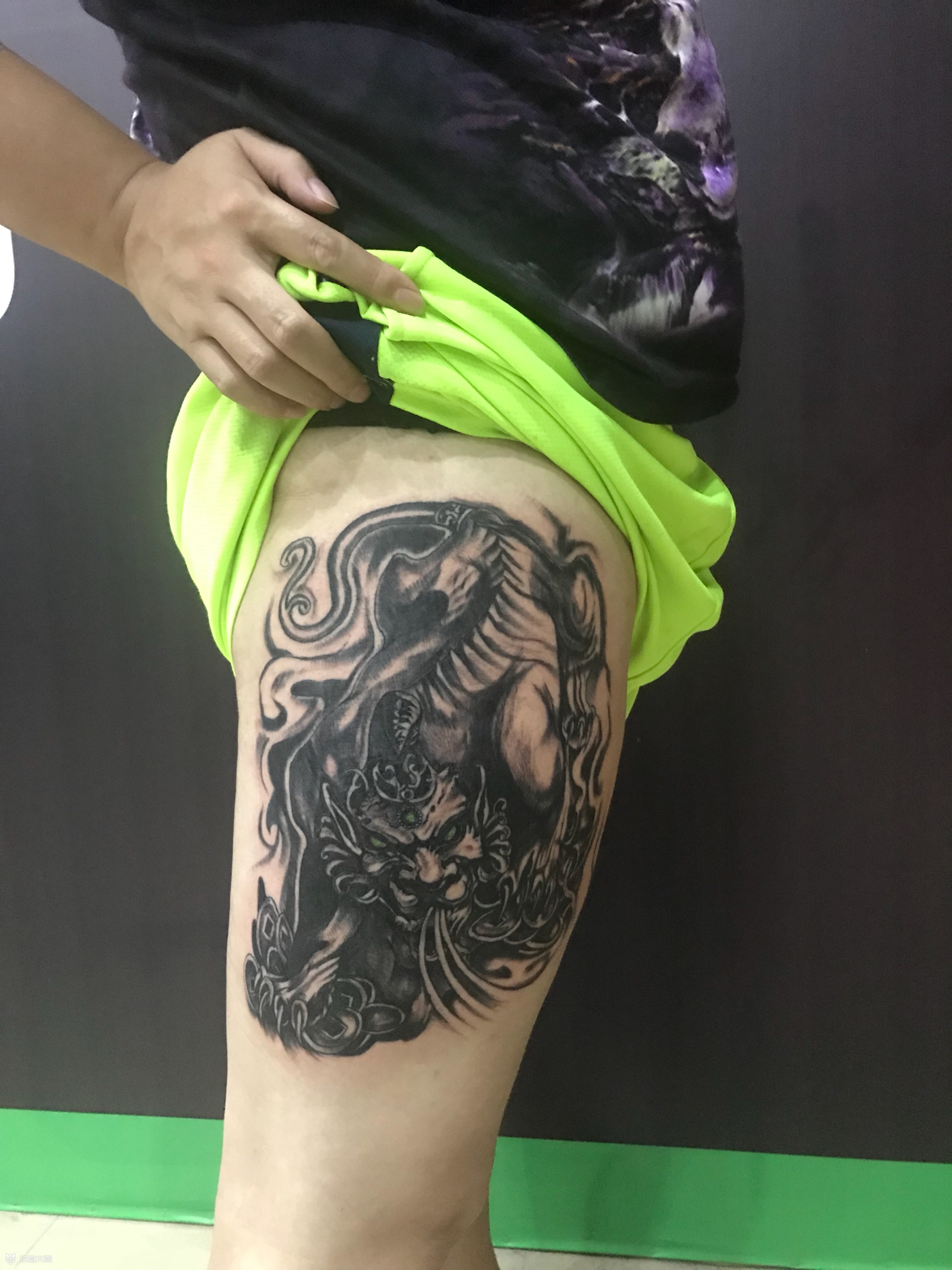 神兽_纹身图案手稿图片_舞墨13709666827的纹身作品集