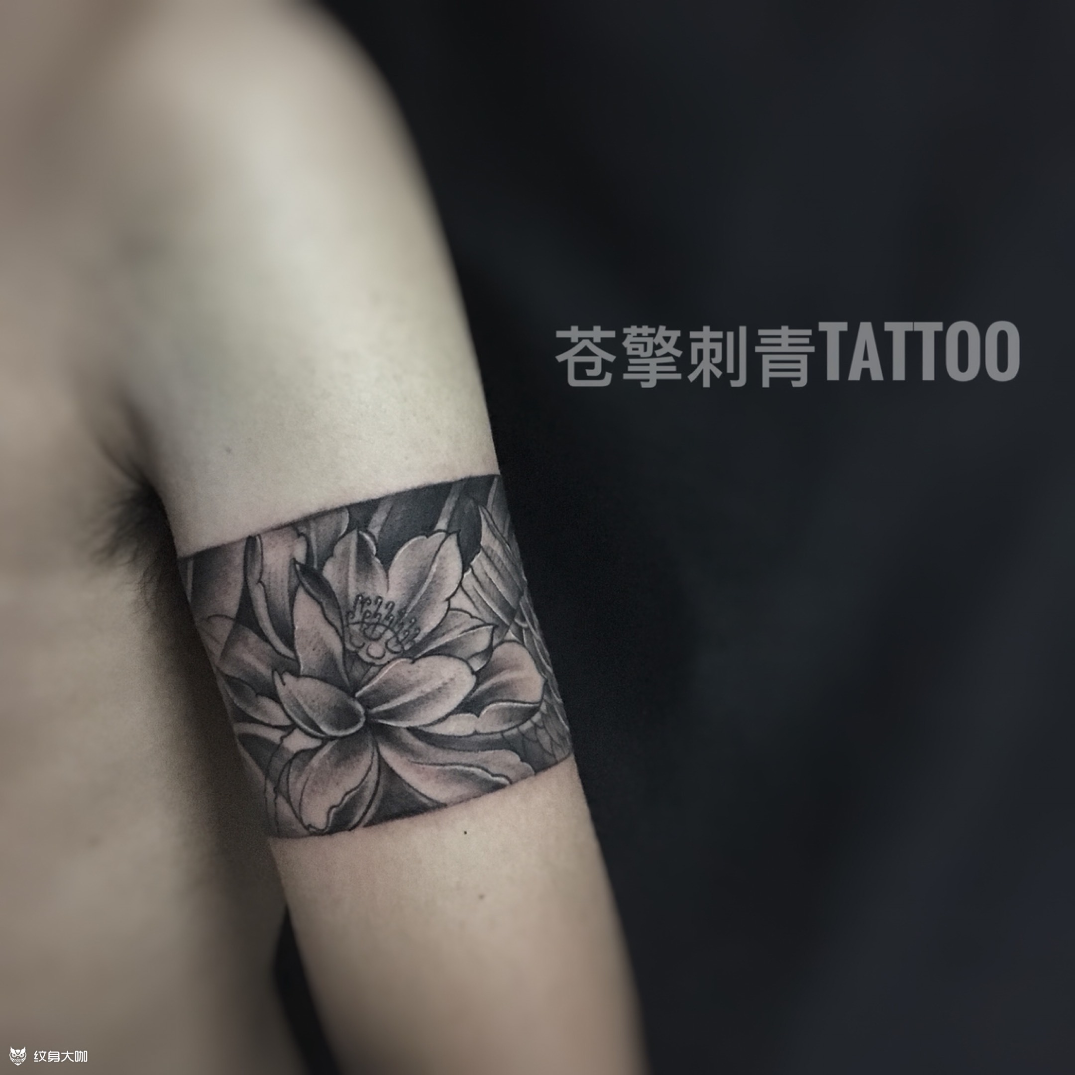 传统臂环_纹身图案手稿图片_tom的纹身作品集