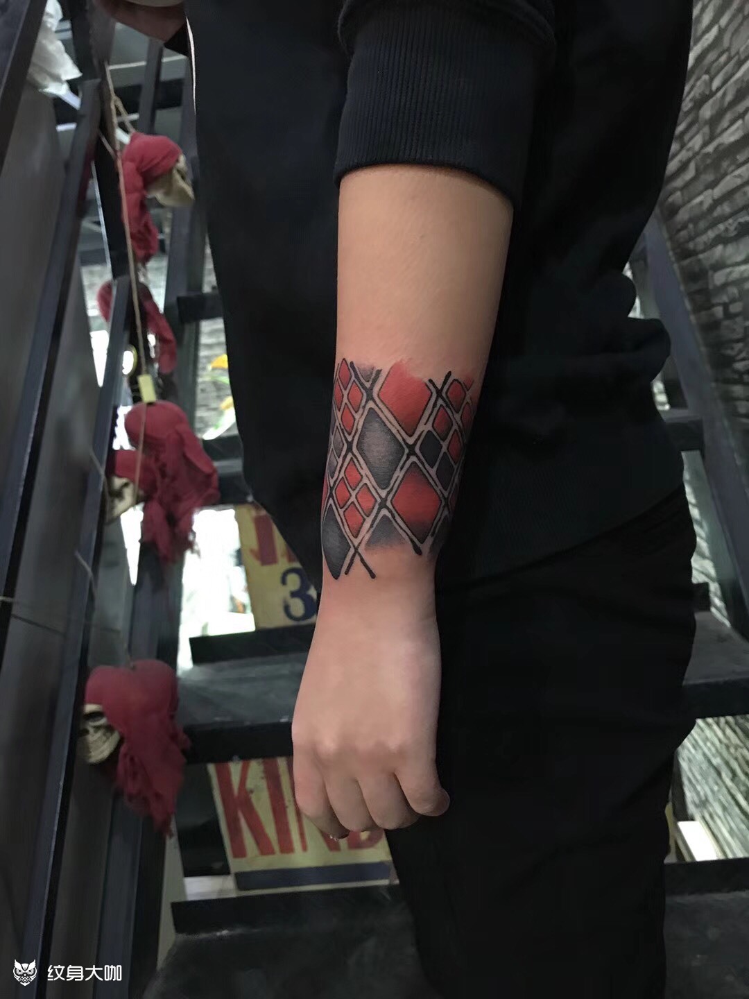 菱形_纹身图案手稿图片_魔罗阁—峯的纹身作品集