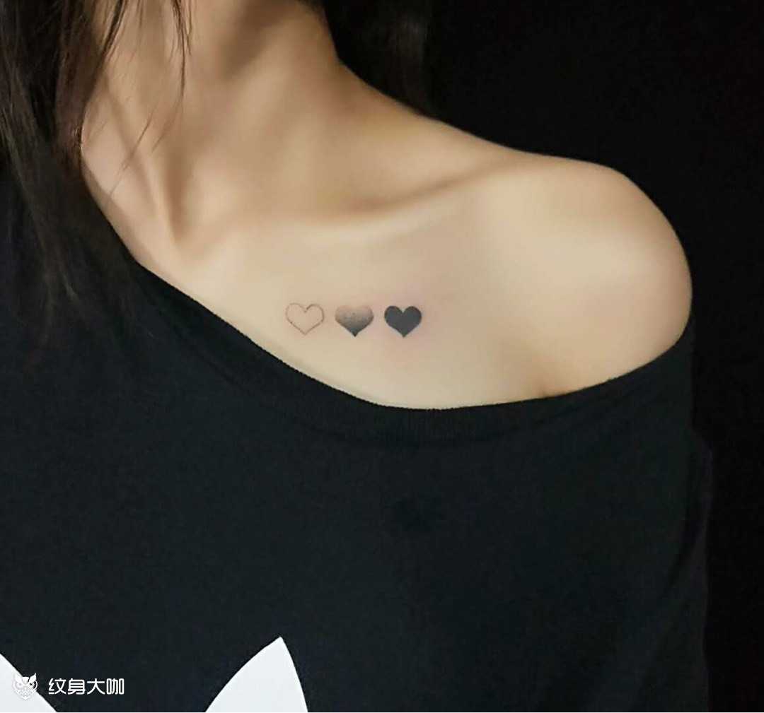 点刺爱心_纹身图案手稿图片_kay的纹身作品集