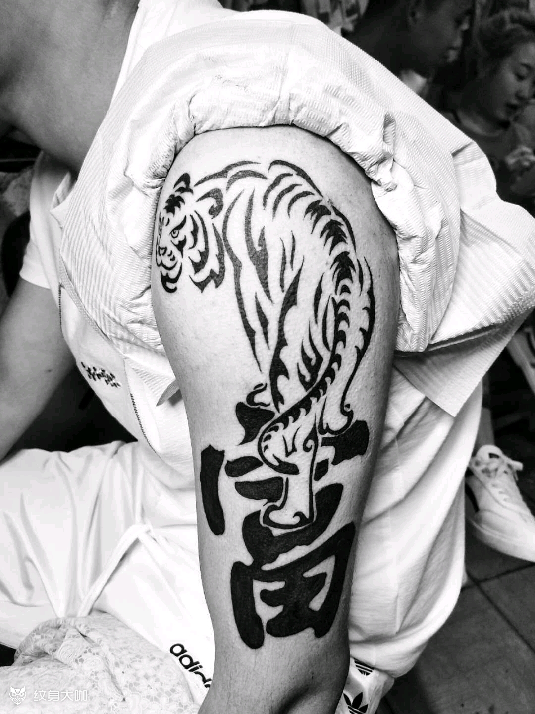 老虎_纹身图案手稿图片_妖精的纹身作品集
