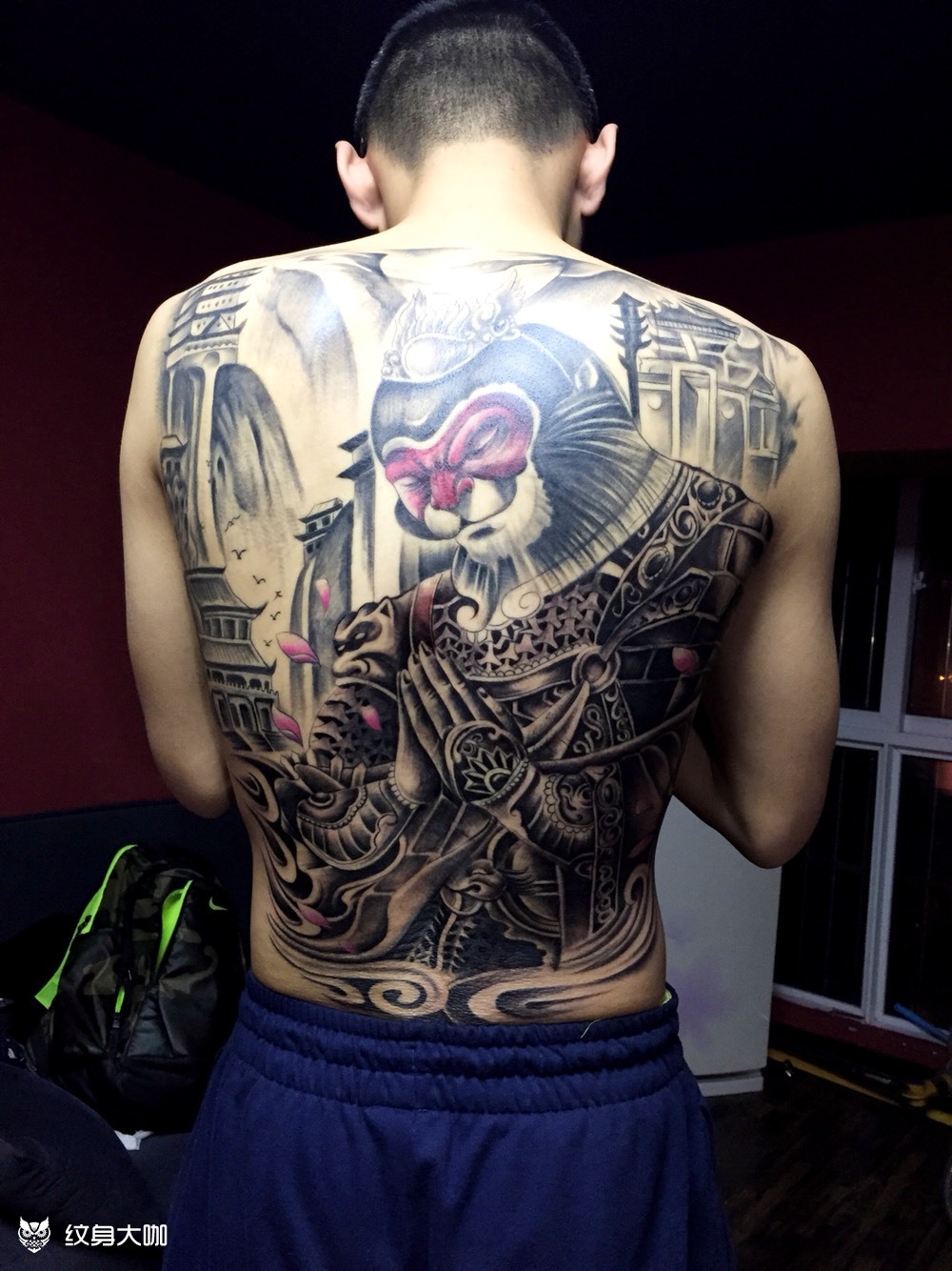 斗战胜佛_纹身图案手稿图片_谢振华的纹身作品集