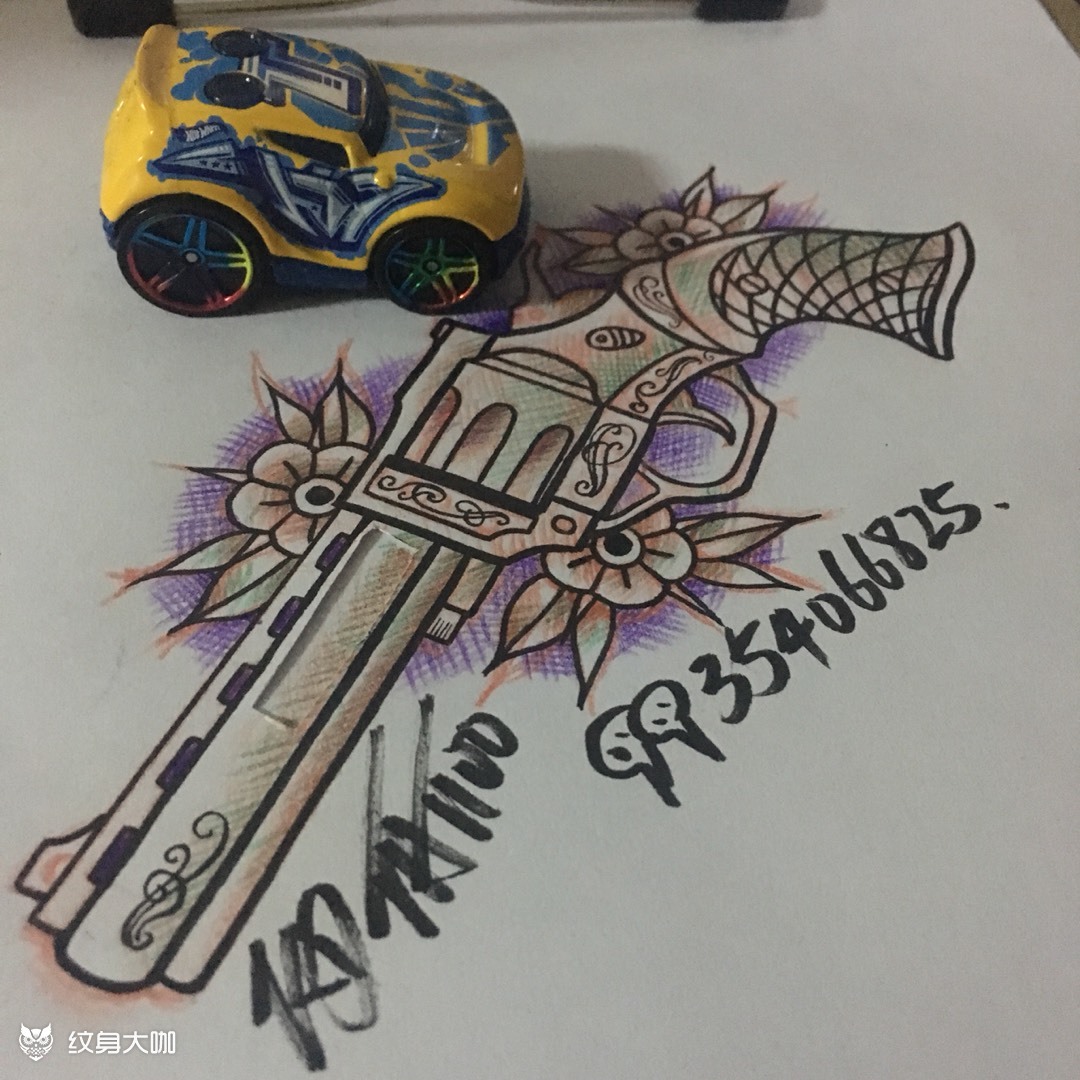 old school_纹身图案手稿图片_kd的纹身作品集