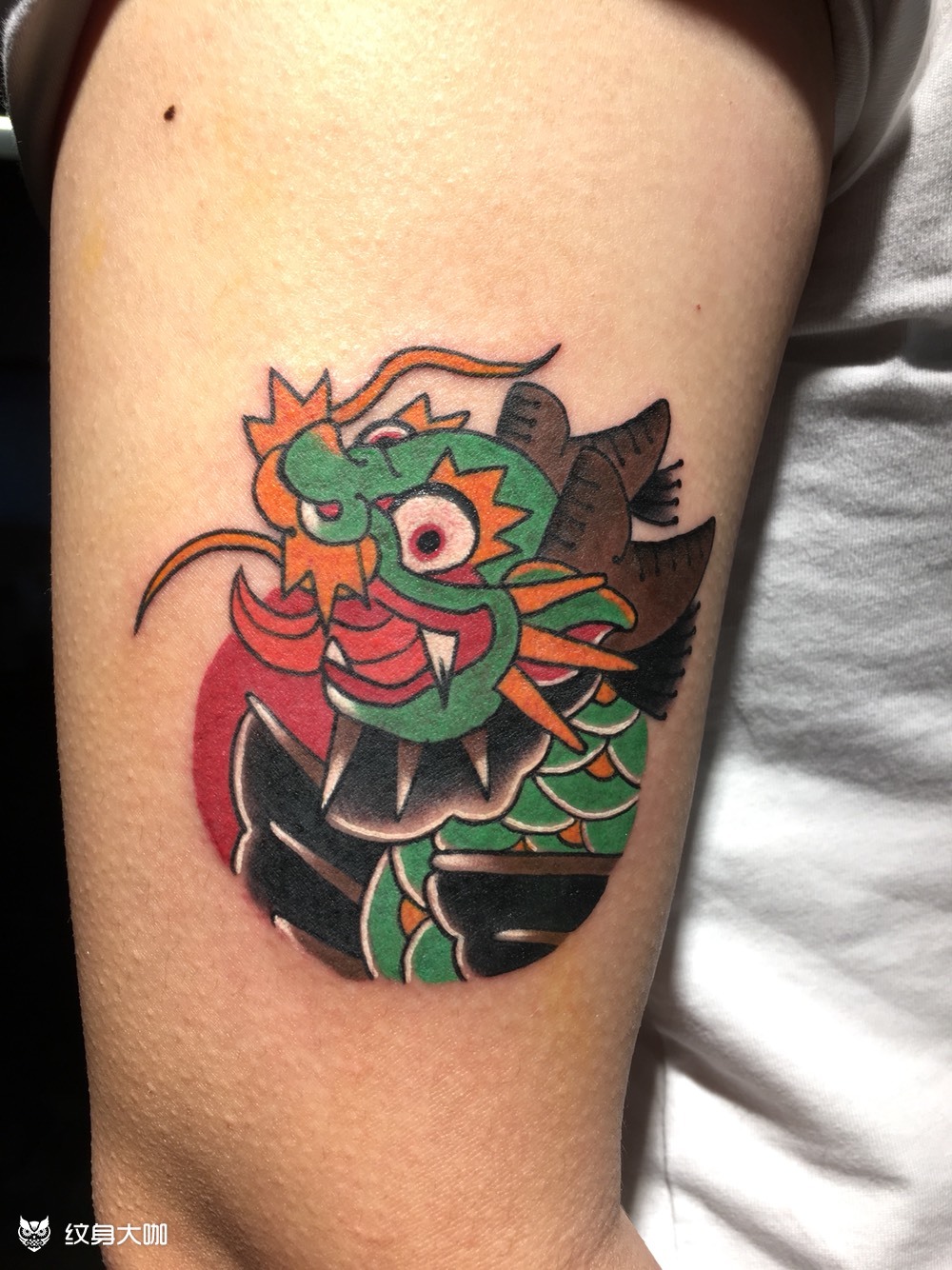 传统小彩色_纹身图案手稿图片_新星派·针如雨的纹身作品集