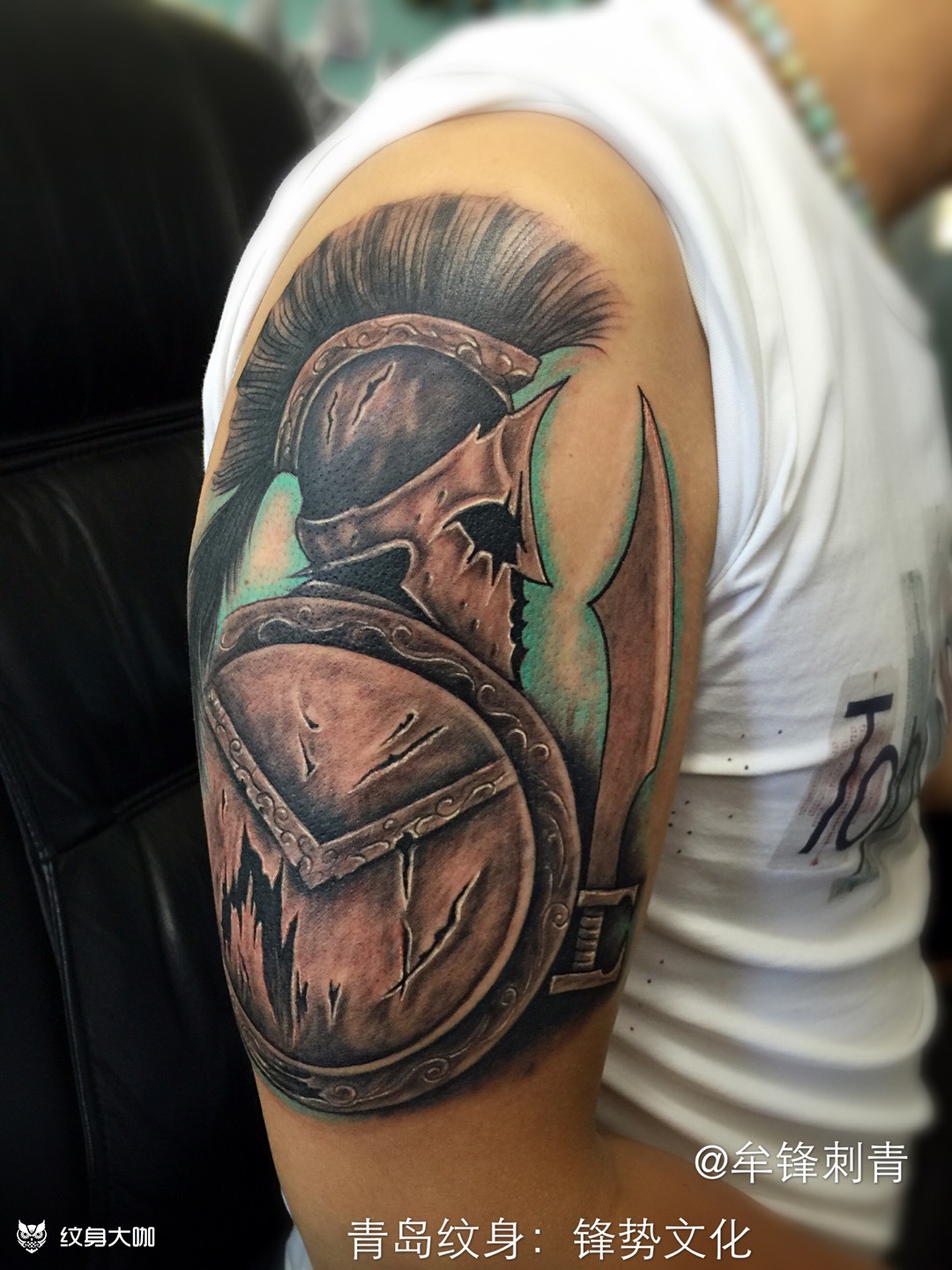勇士纹身图案图片