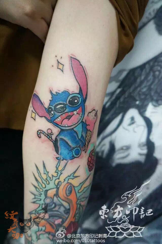 史迪仔_纹身图案手稿图片_东方印记- mz的纹身作品集