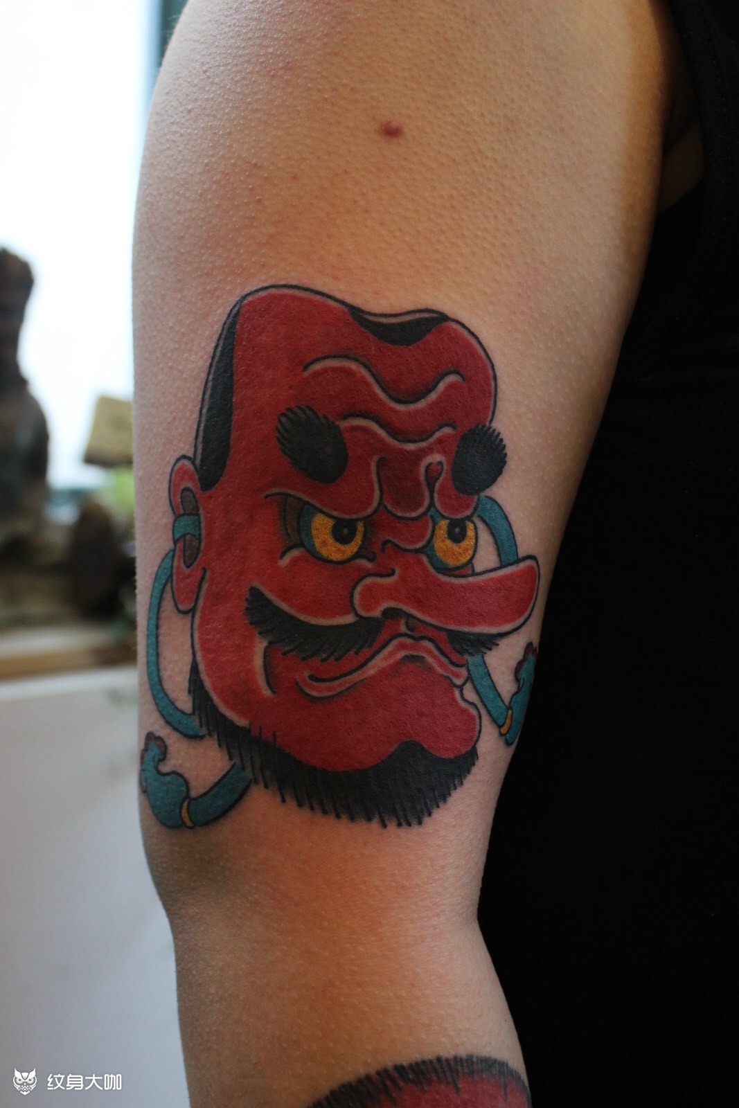 天狗_纹身图案手稿图片_雕振的纹身作品集