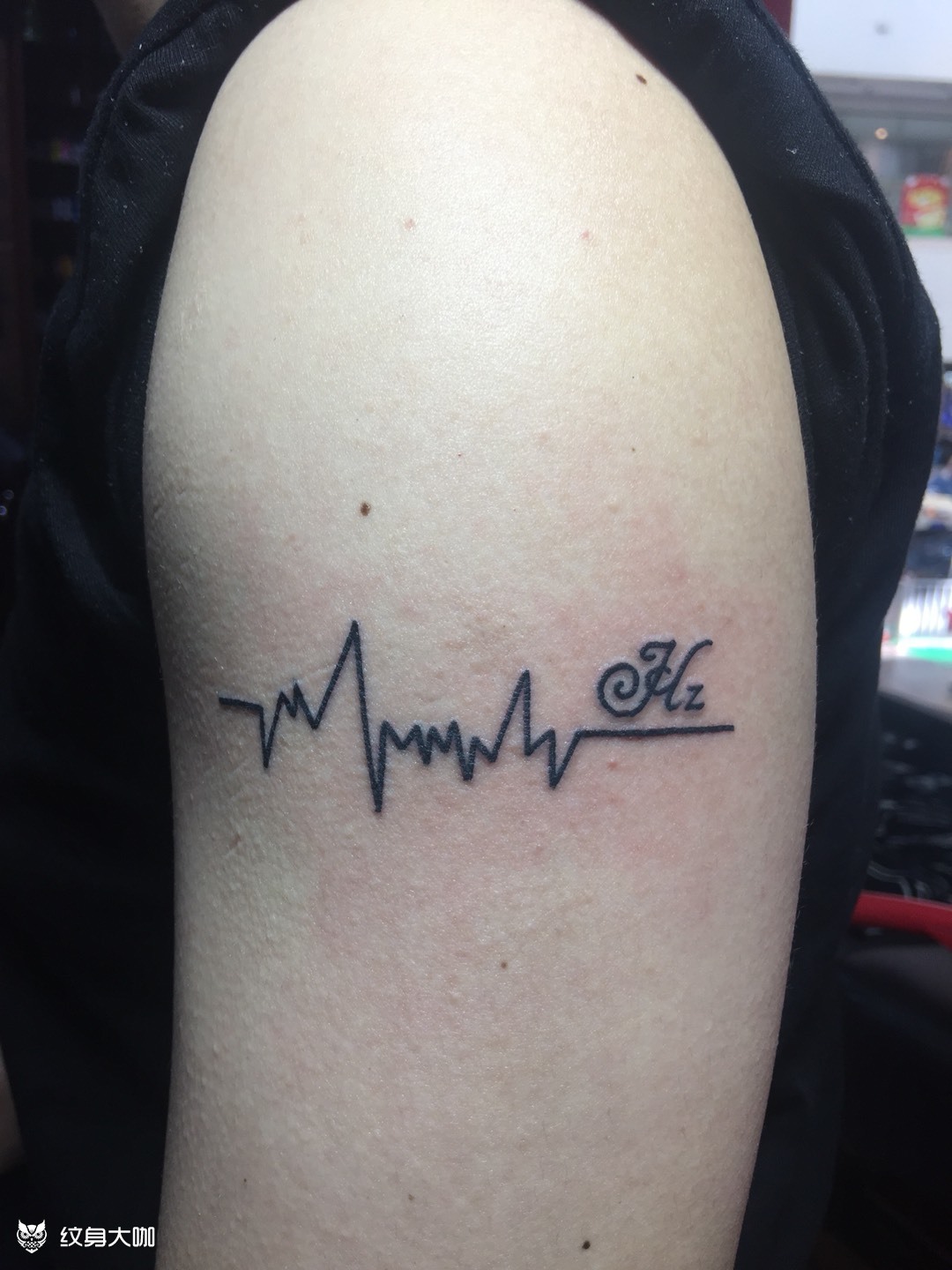 心电图_纹身图案手稿图片_王东的纹身作品集