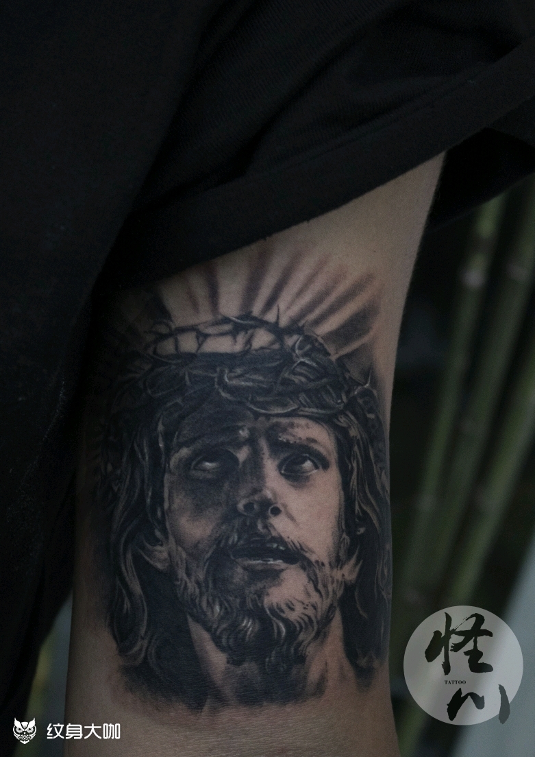 耶稣_纹身图案手稿图片_川鬼的纹身作品集