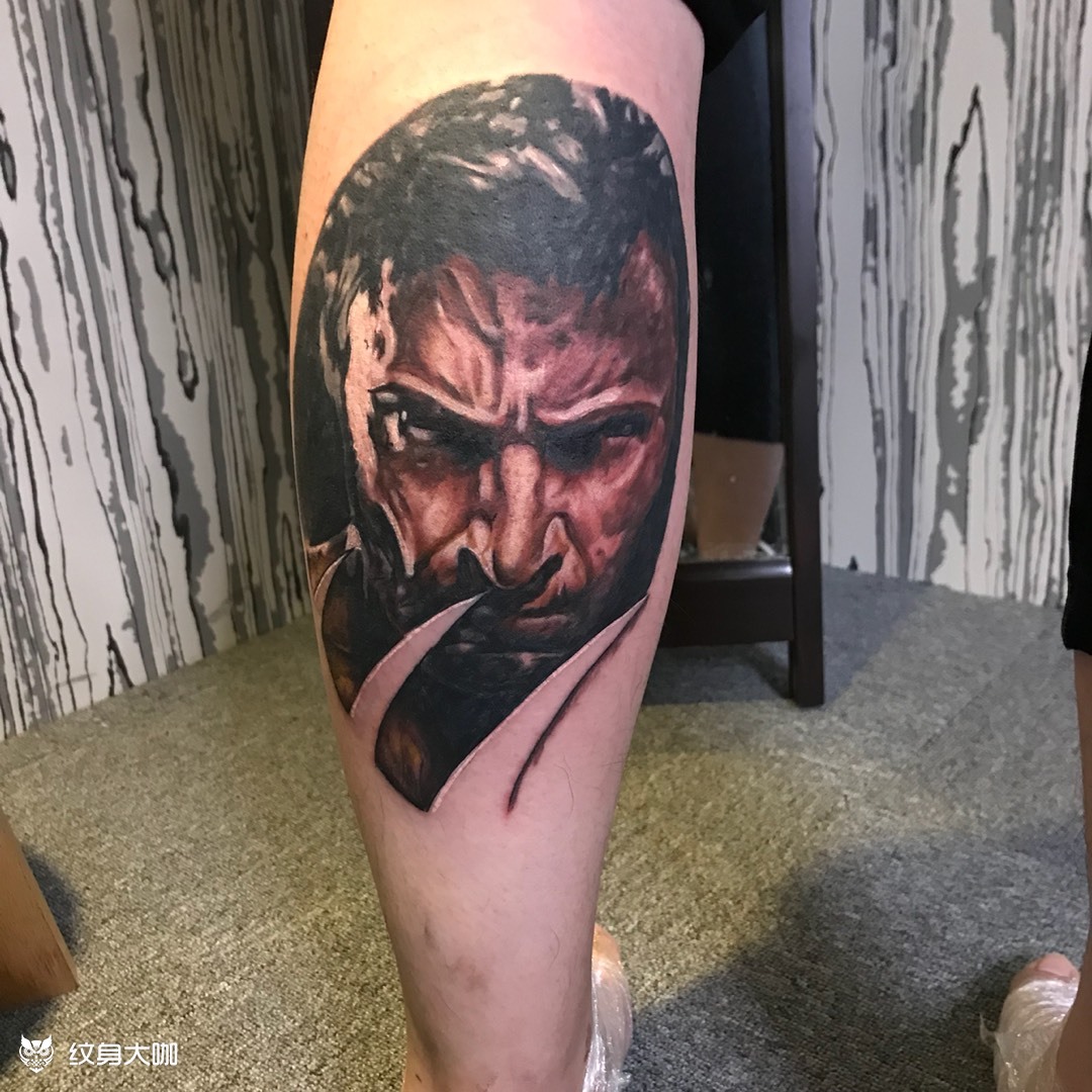 金刚狼_纹身图案手稿图片_bone的纹身作品集