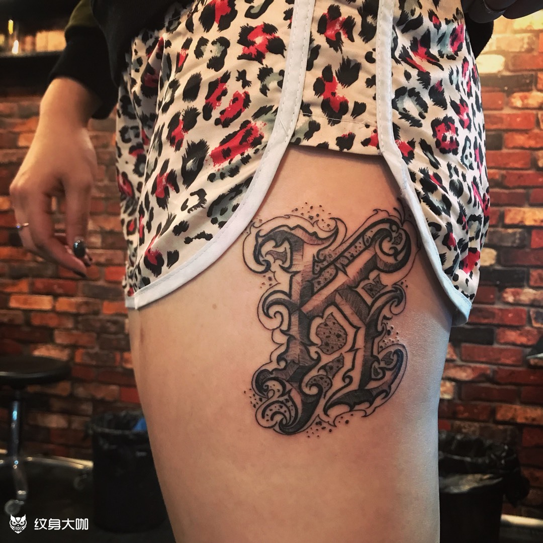 k_纹身图案手稿图片_张晋源的纹身作品集