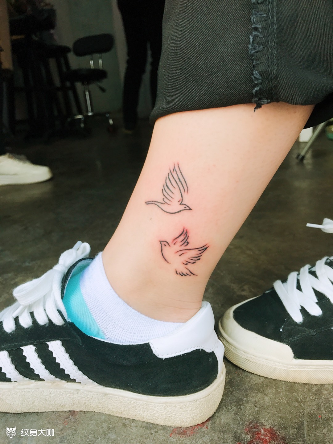 和平鸽_纹身图案手稿图片_李慧的纹身作品集