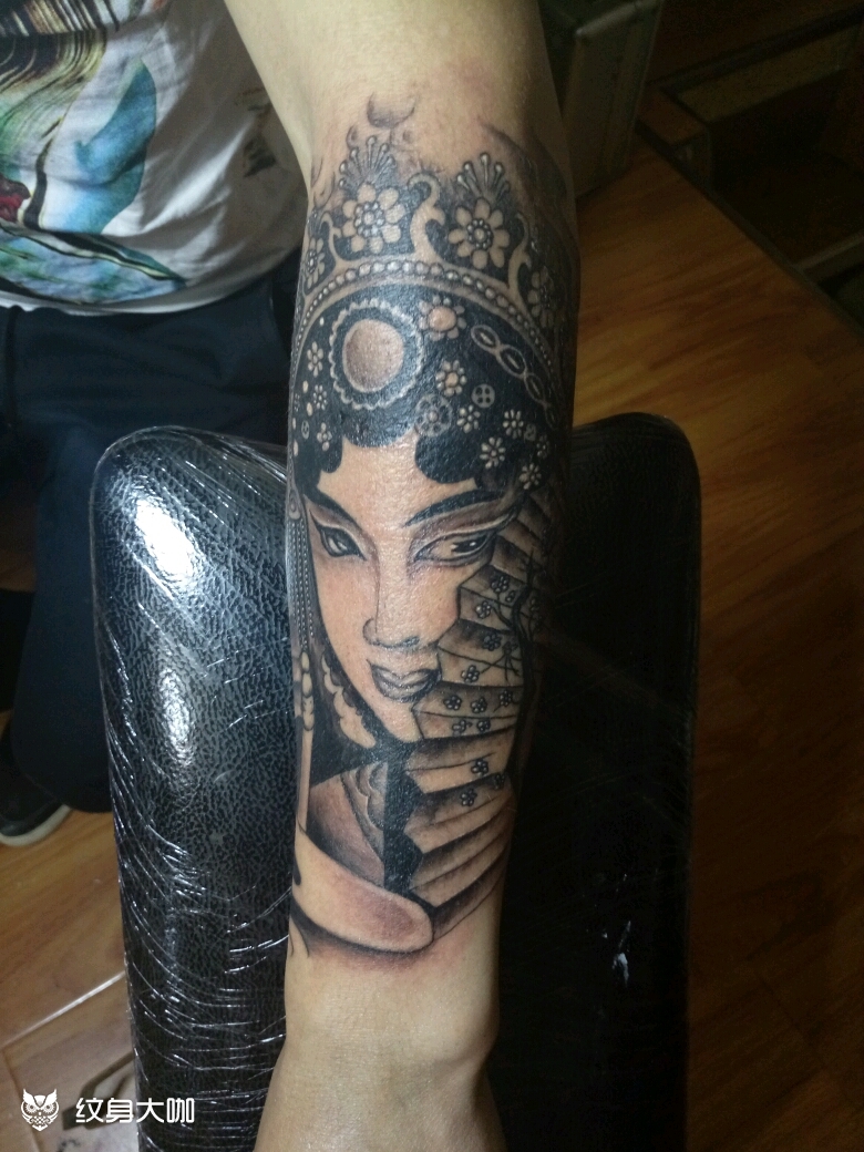 手臂纹身_纹身图案手稿图片_模范纹绣的纹身作品集