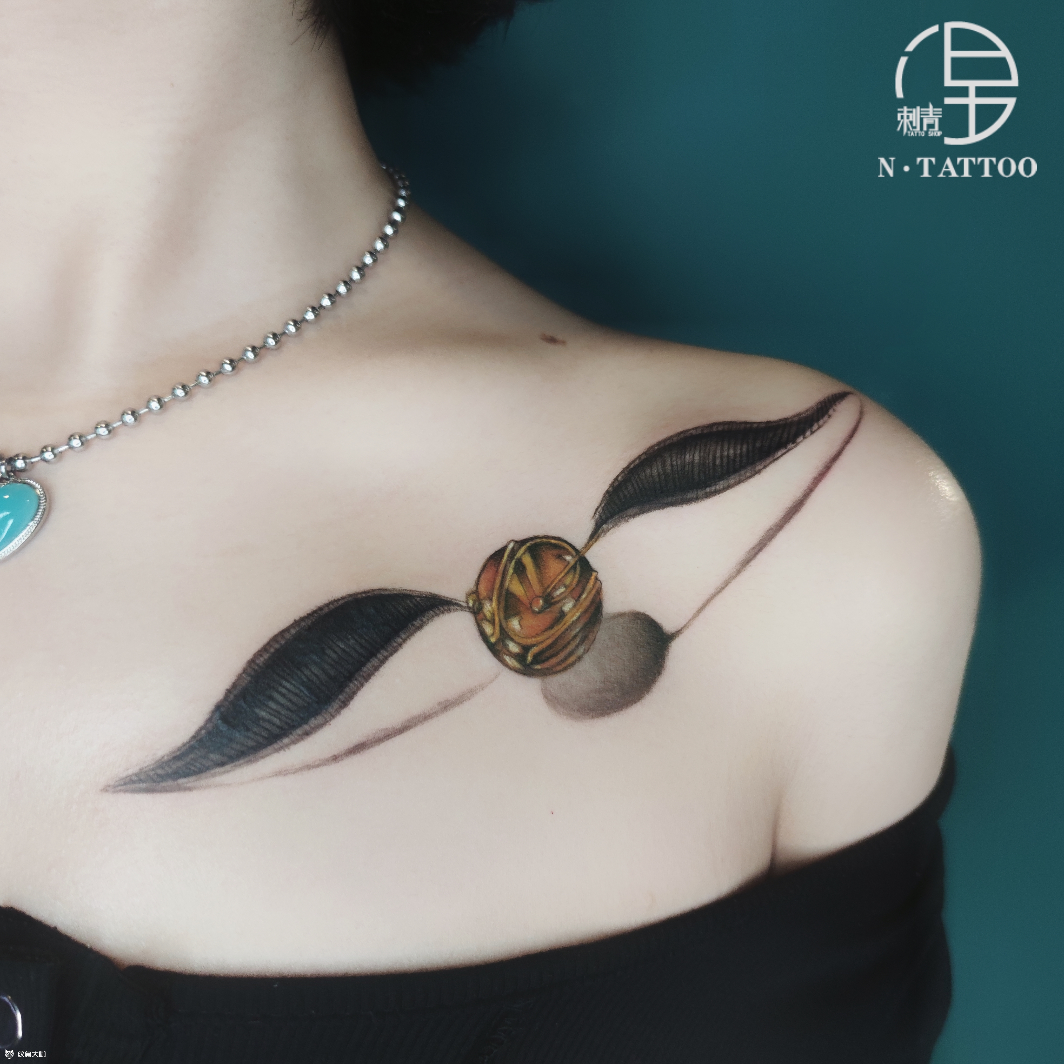 金色飞贼_纹身图案手稿图片_刘恒的纹身作品集