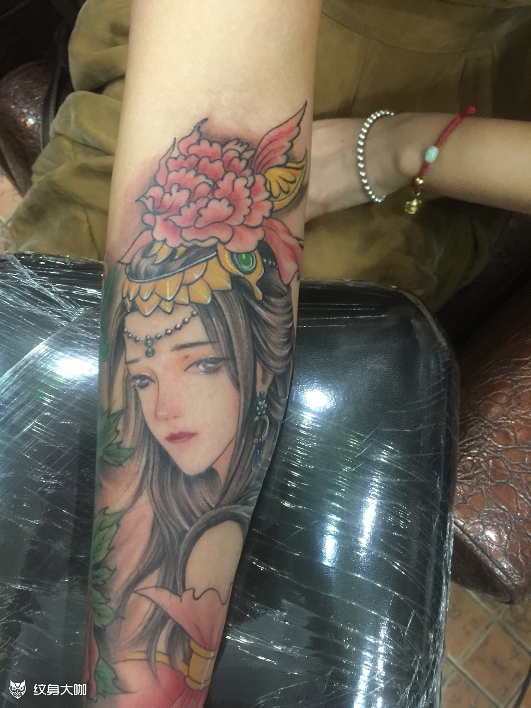 彩色【古风美女】_纹身图案手稿图片_宁波刺-谢的纹身作品集