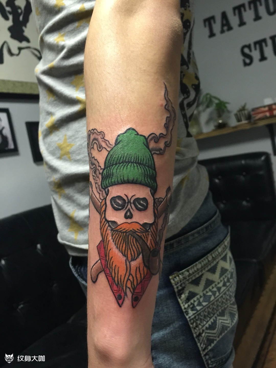 小海盗_纹身图案手稿图片_刘冲的纹身作品集