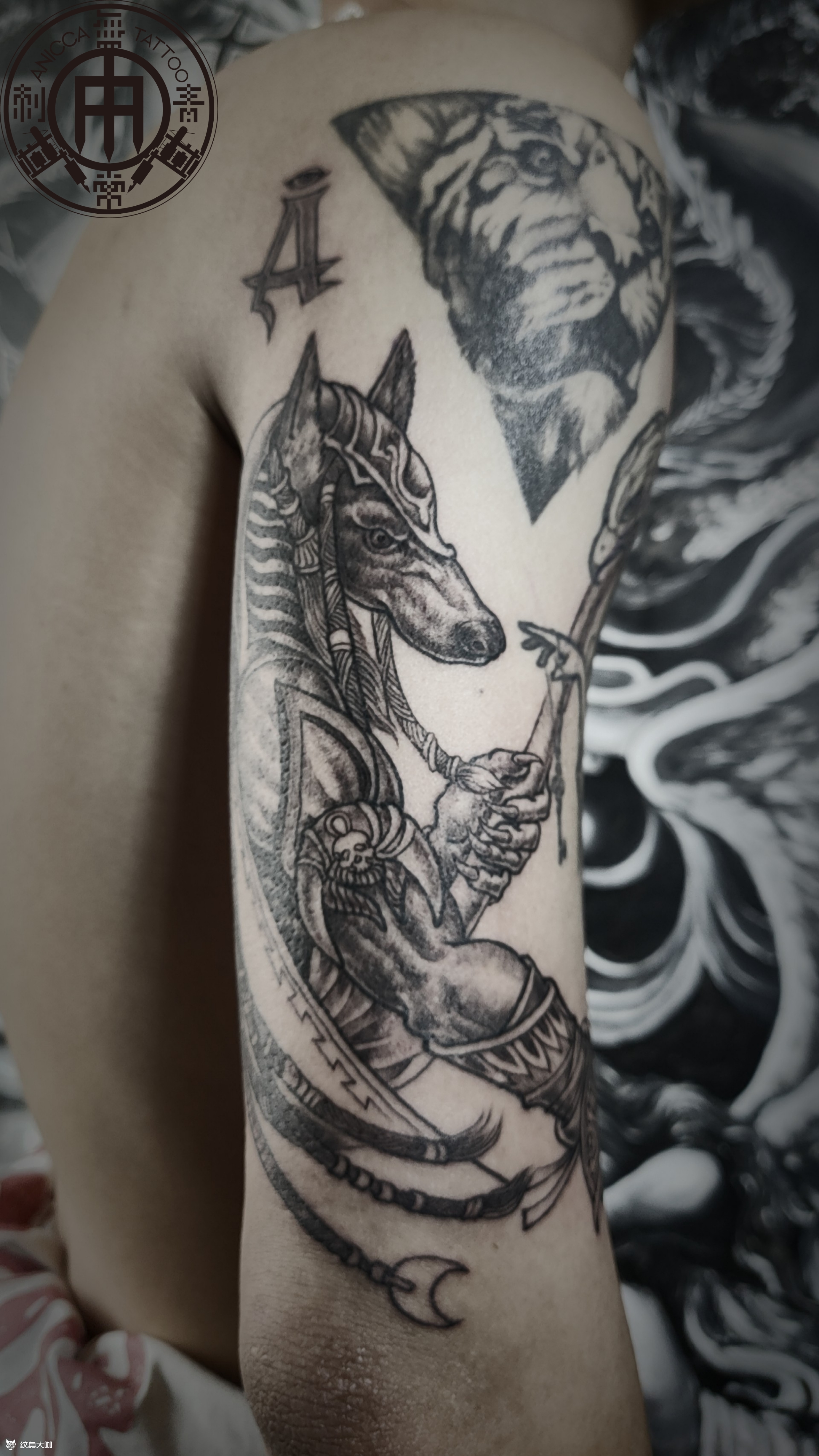 阿努比斯_纹身图案手稿图片_无常的纹身作品集