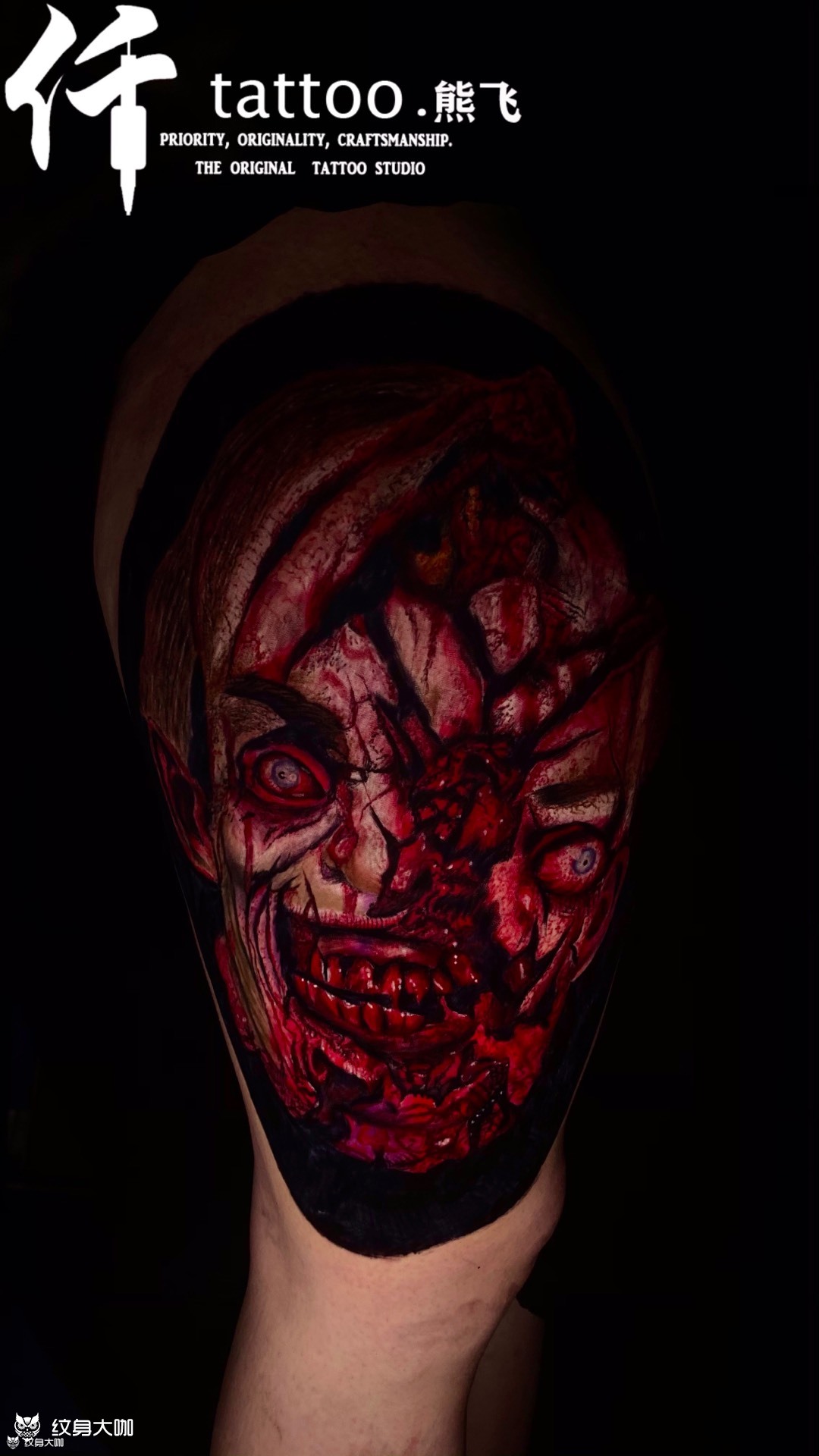 报名了纹身大咖比赛招个模特,血_纹身吧社区 - 纹身大咖