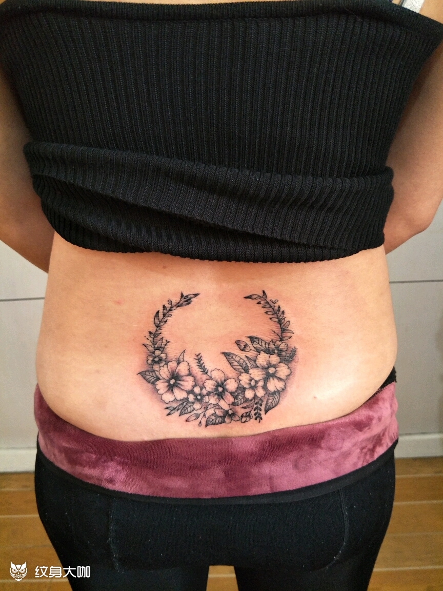 腰花完成_纹身图案手稿图片_红红的纹身作品集