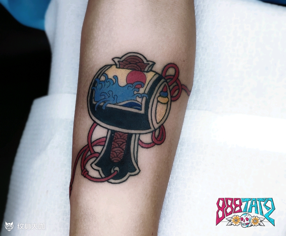 日式福锤手稿_纹身图案手稿图片_浦江888tattoo的纹身作品集