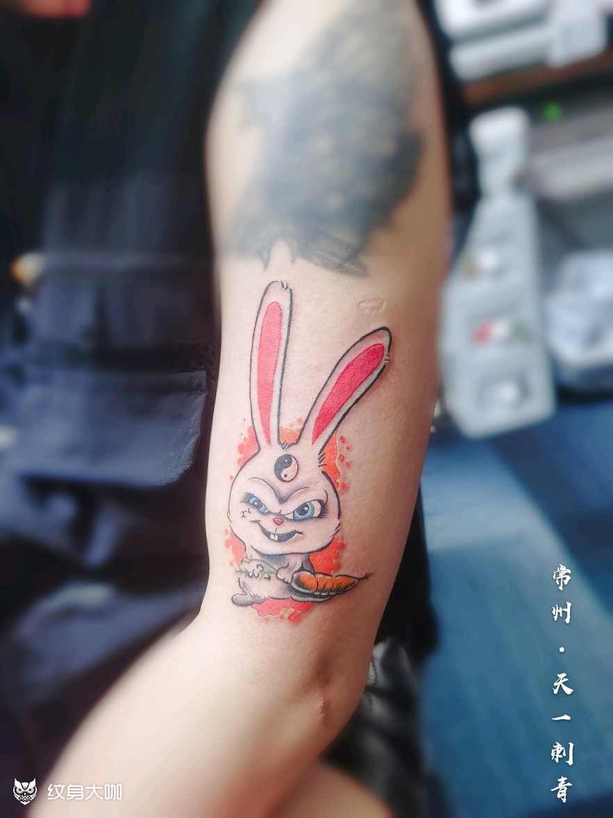流氓兔_纹身图案手稿图片_timi的纹身作品集