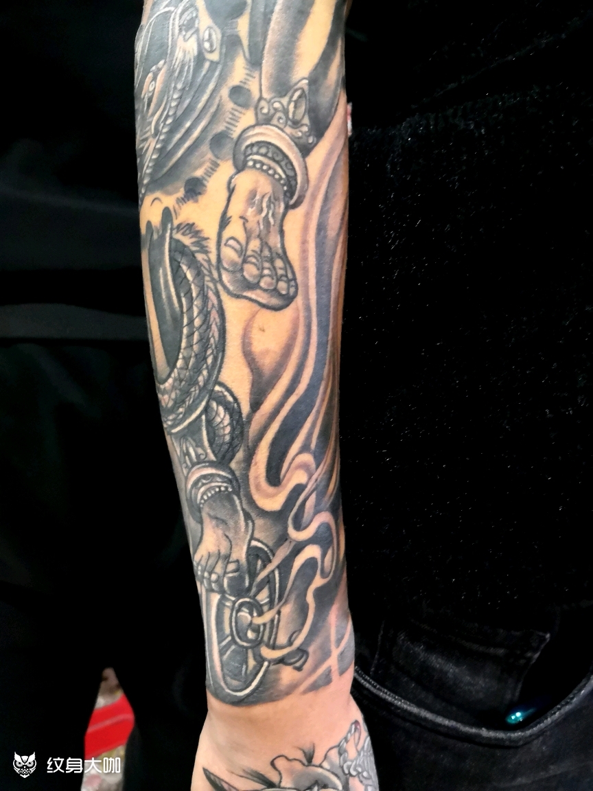花臂除秽金刚是佛教的一位殊胜_纹身吧社区 - 纹身大咖