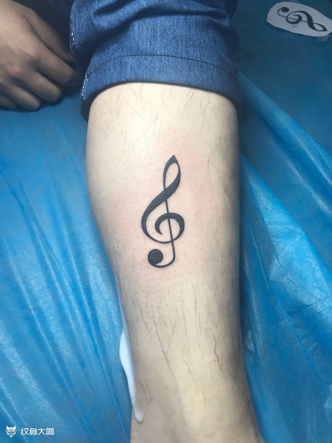 音符_纹身图案手稿图片_大泽的纹身作品集