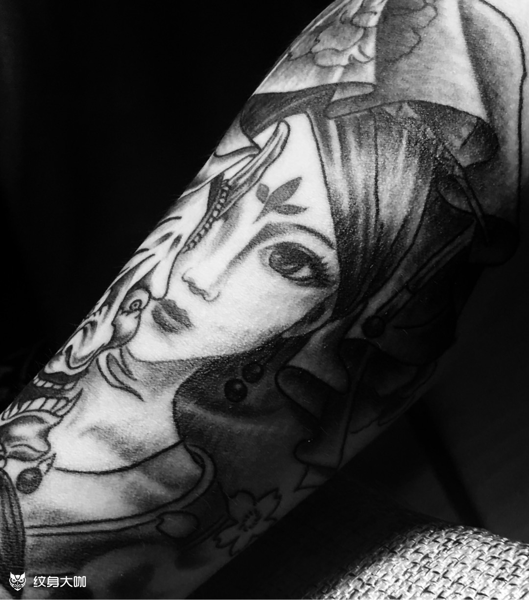 纹身图案手稿图片_林冬的纹身作品集