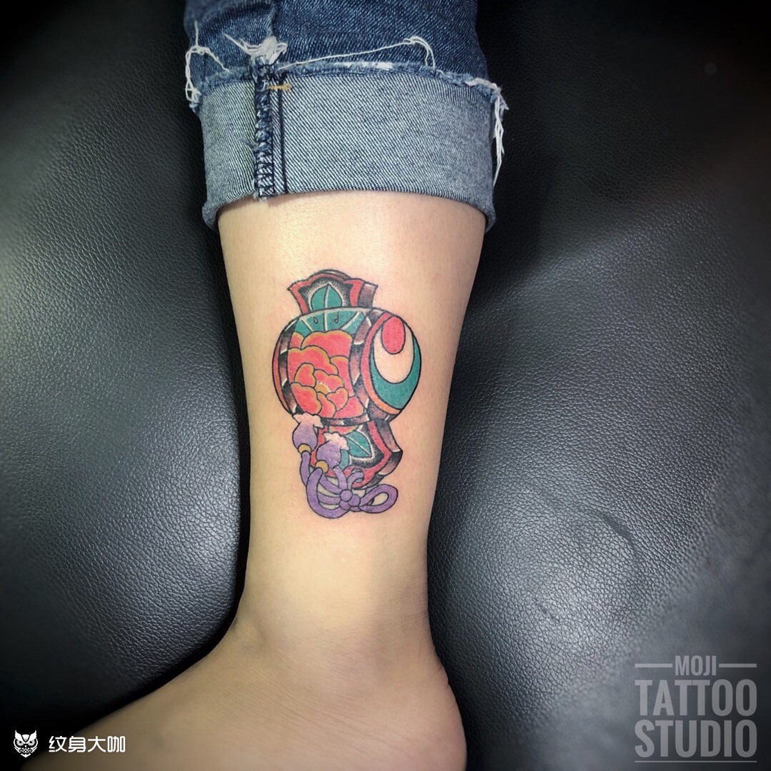 幸运锤_纹身图案手稿图片_小吉的纹身作品集