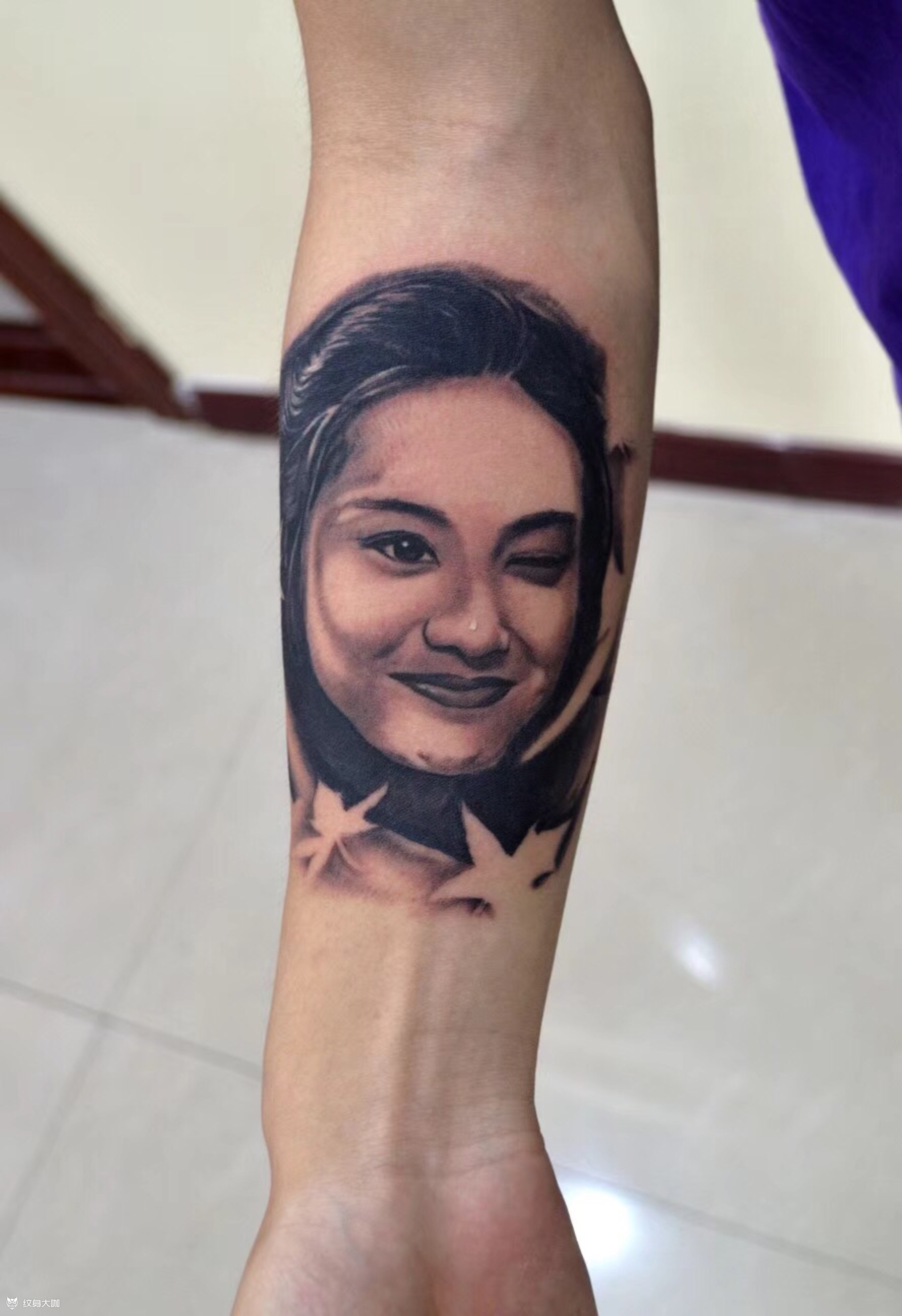 紫霞仙子_纹身图案手稿图片_娟子的纹身作品集