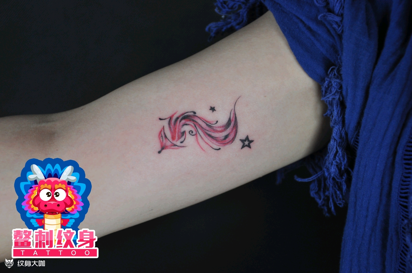 小狐狸_纹身图案手稿图片_马小天的纹身作品集