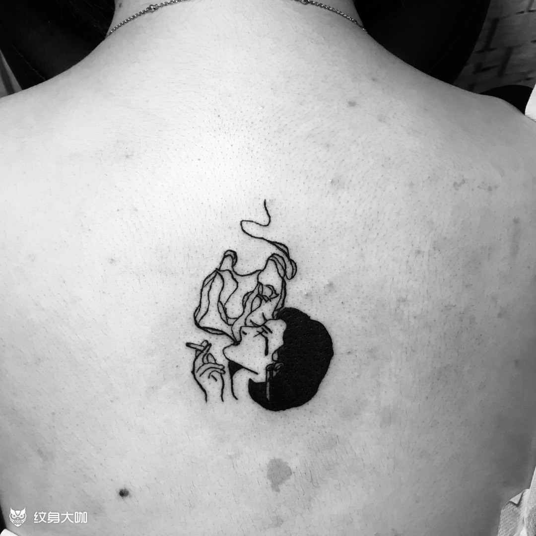 烟_纹身图案手稿图片_勤的纹身作品集